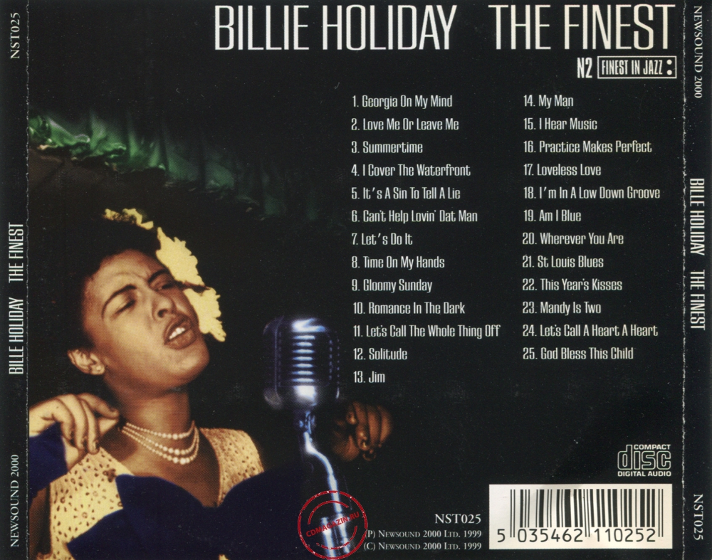 Audio CD: Billie Holiday (1999) The Finest