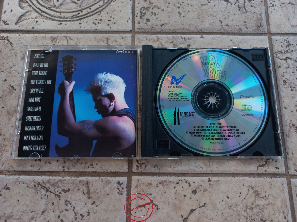 Audio CD: Billy Idol (1988) Idol Songs