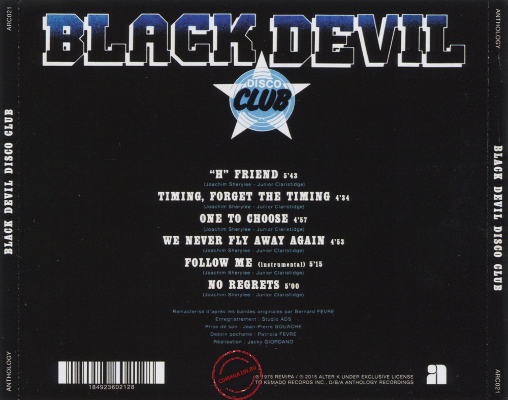 Audio CD: Black Devil (1978) Disco Club Audio CD: Black Devil (1978) Disco Club