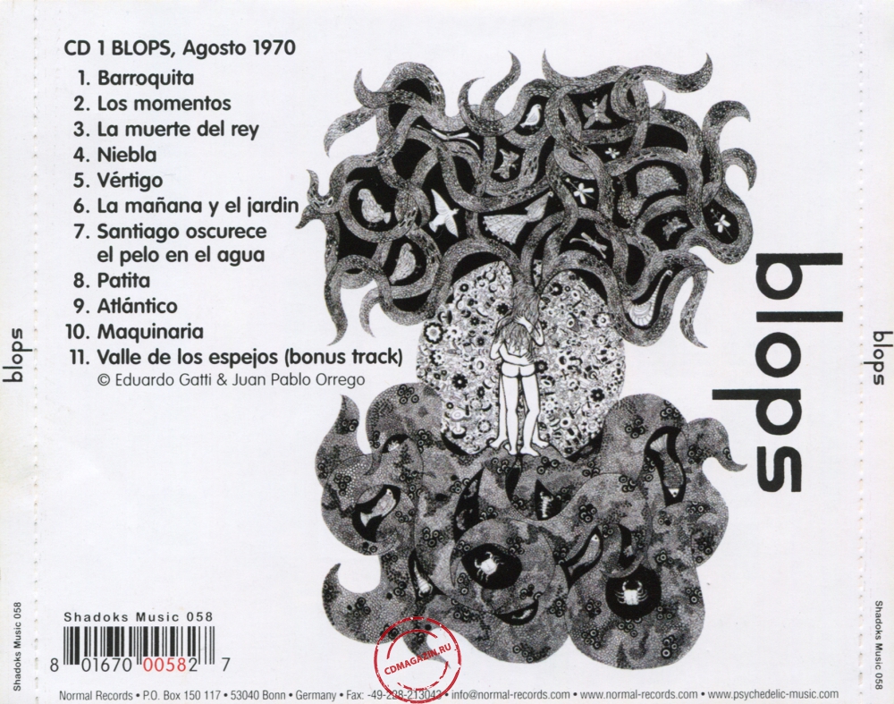 Audio CD: Blops (1970) Blops (Agosto 1970)