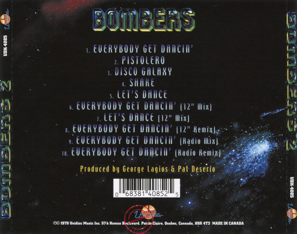 Audio CD: Bombers (1979) Bombers 2 Audio CD: Bombers (1979) Bombers 2