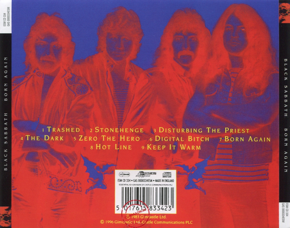 Audio CD: Black Sabbath (1983) Born Again Audio CD: Black Sabbath (1983) Born Again