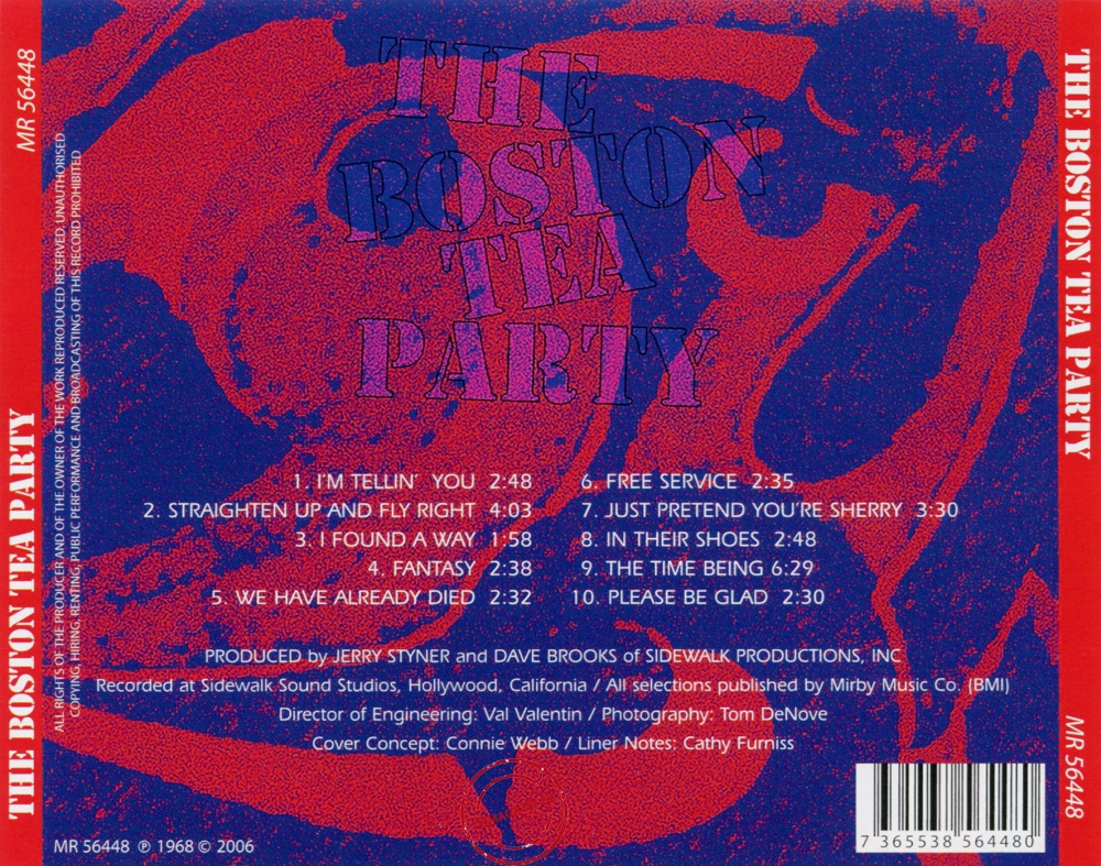 Audio CD: Boston Tea Party (1968) The Boston Tea Party Audio CD: Boston Tea Party (1968) The Boston Tea Party