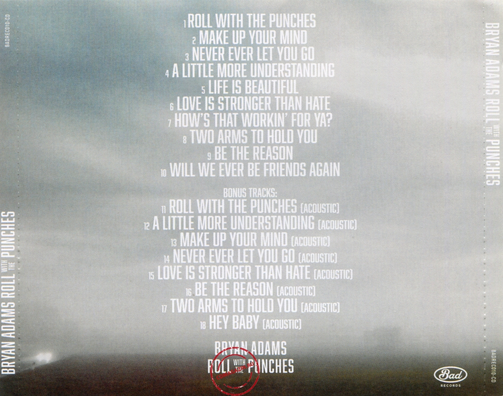 Audio CD: Bryan Adams (2025) Roll With The Punches Audio CD: Bryan Adams (2025) Roll With The Punches