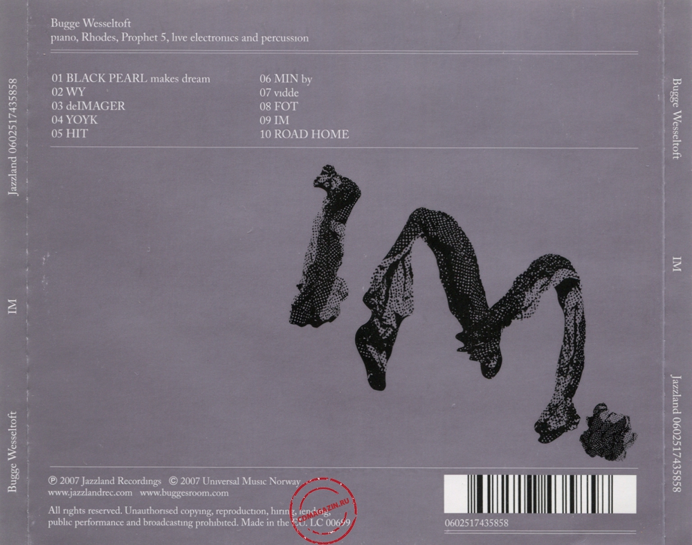 Audio CD: Bugge Wesseltoft (2007) IM Audio CD: Bugge Wesseltoft (2007) IM