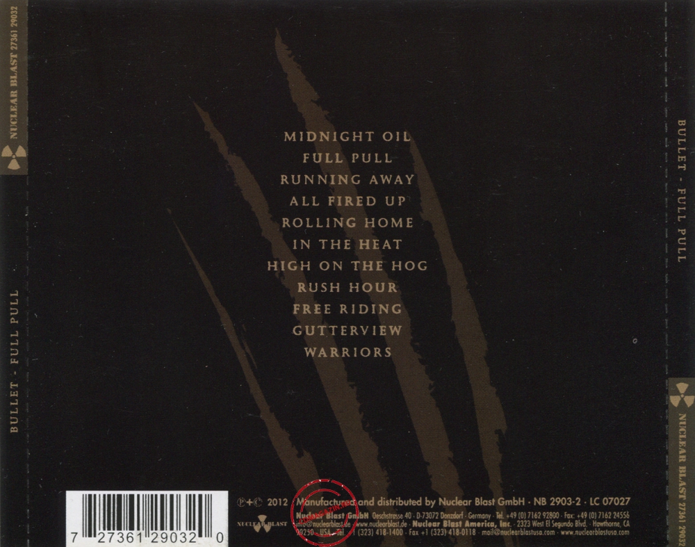 Audio CD: Bullet (10) (2012) Full Pull Audio CD: Bullet (10) (2012) Full Pull