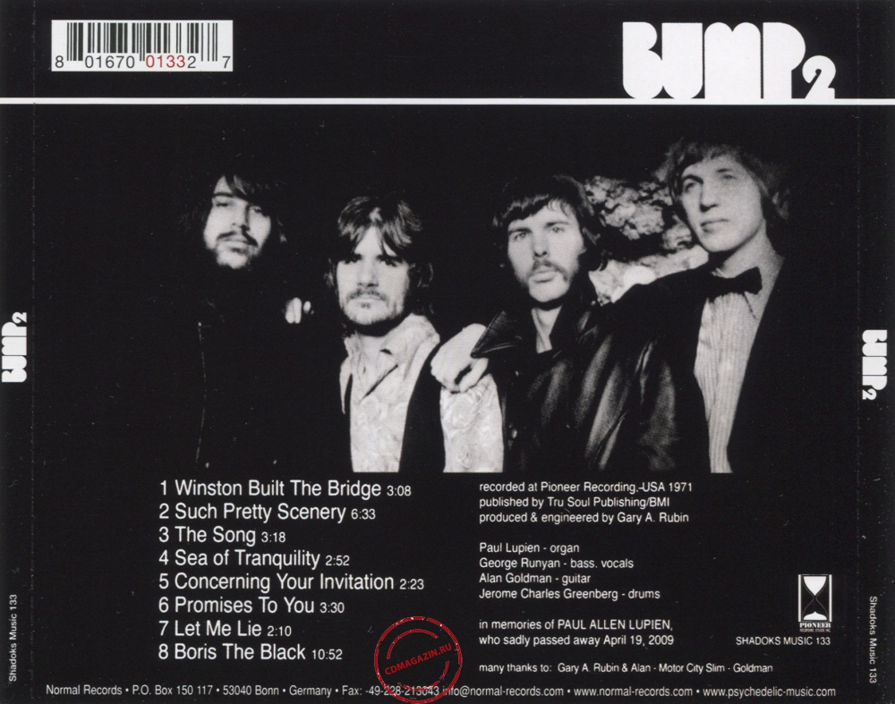 Audio CD: Bump (4) (1971) 2