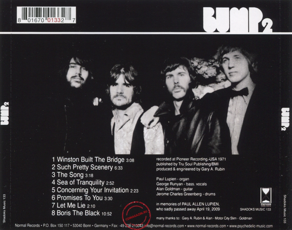 Audio CD: Bump (4) (1971) 2 Audio CD: Bump (4) (1971) 2