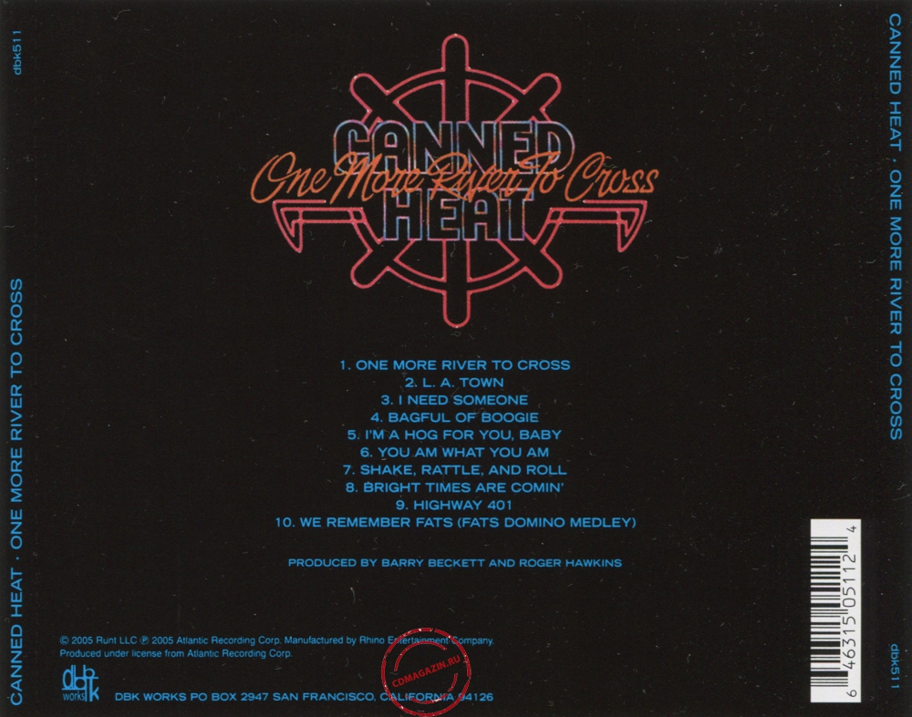 Audio CD: Canned Heat (1973) One More River To Cross Audio CD: Canned Heat (1973) One More River To Cross