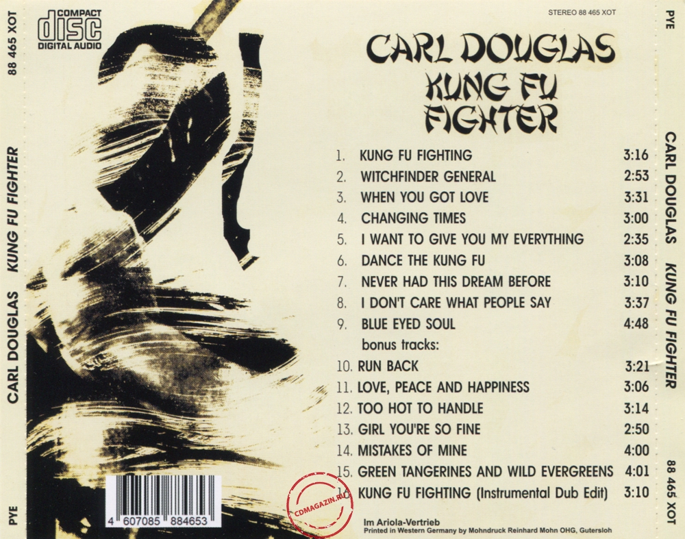 Audio CD: Carl Douglas (1974) Kung Fu Fighter Audio CD: Carl Douglas (1974) Kung Fu Fighter