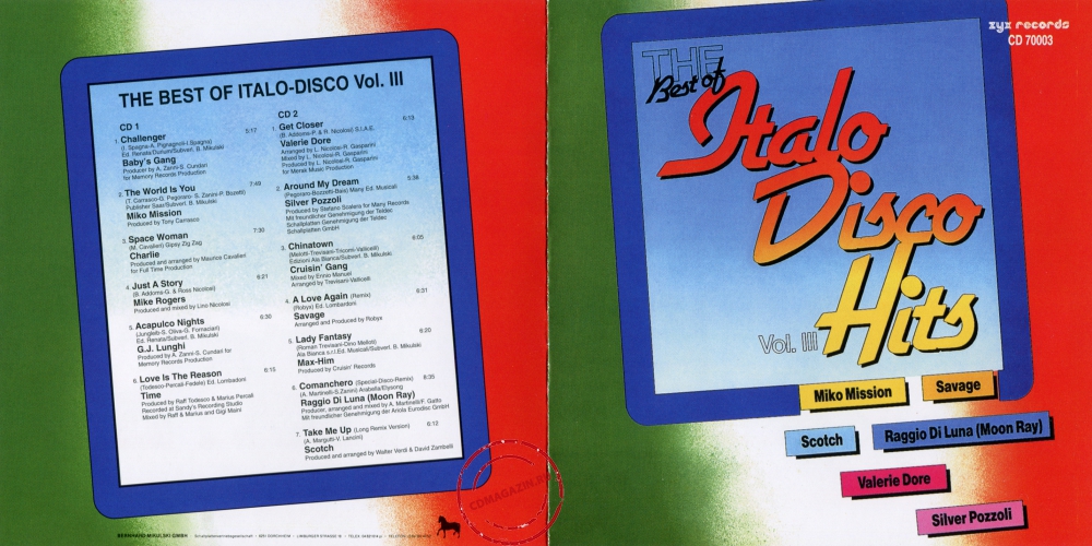 Audio CD: VA The Best Of Italo Disco (1985) Vol. 3 Audio CD: VA The Best Of Italo Disco (1985) Vol. 3