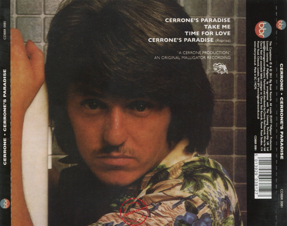 Audio CD: Cerrone (1977) Cerrone's Paradise