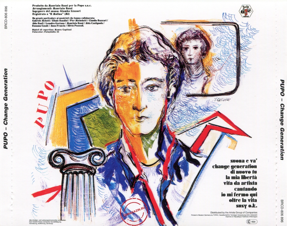 Audio CD: Pupo (1985) Change Generation