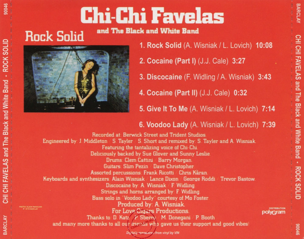 Audio CD: Chi-Chi Favelas & Black & White Band (1978) Rock Solid Audio CD: Chi-Chi Favelas & Black & White Band (1978) Rock Solid