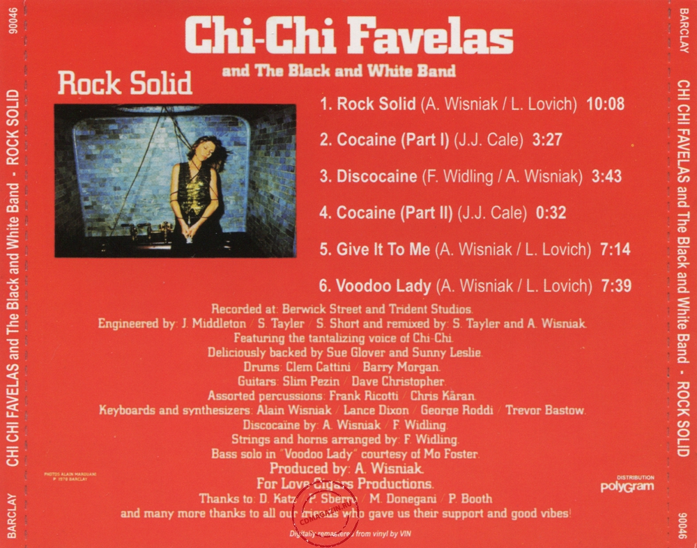 Audio CD: Chi-Chi Favelas & Black & White Band (1978) Rock Solid