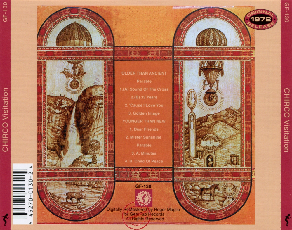 Audio CD: Chirco (1972) Visitation
