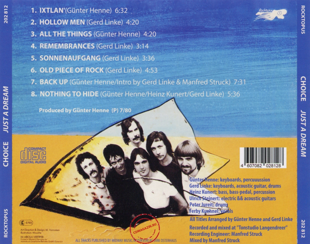 Audio CD: Choice (4) (1980) Just A Dream Audio CD: Choice (4) (1980) Just A Dream