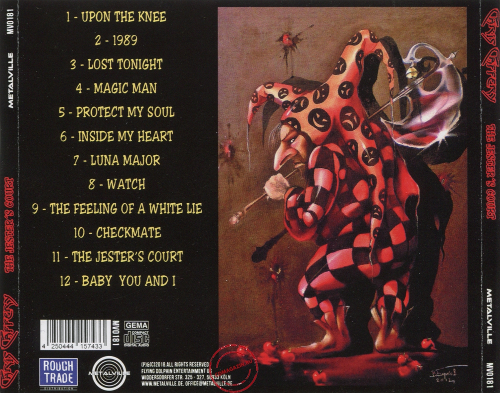 Audio CD: Chris Caffery (2018) The Jester's Court Audio CD: Chris Caffery (2018) The Jester's Court