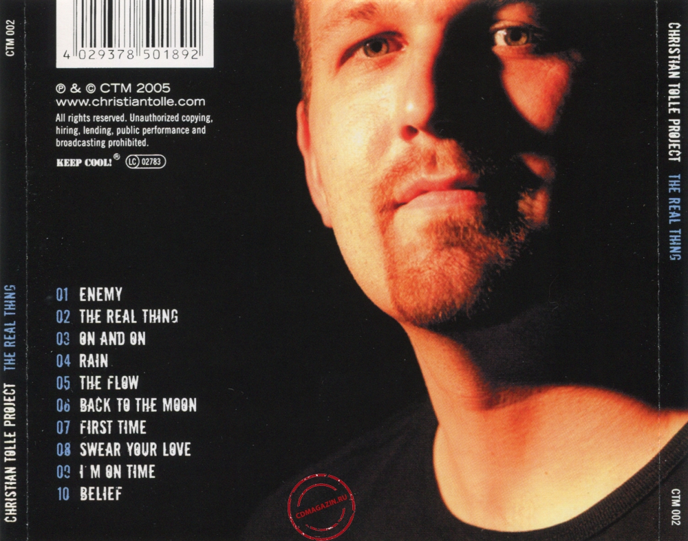 Audio CD: Christian Tolle Project (2005) The Real Thing