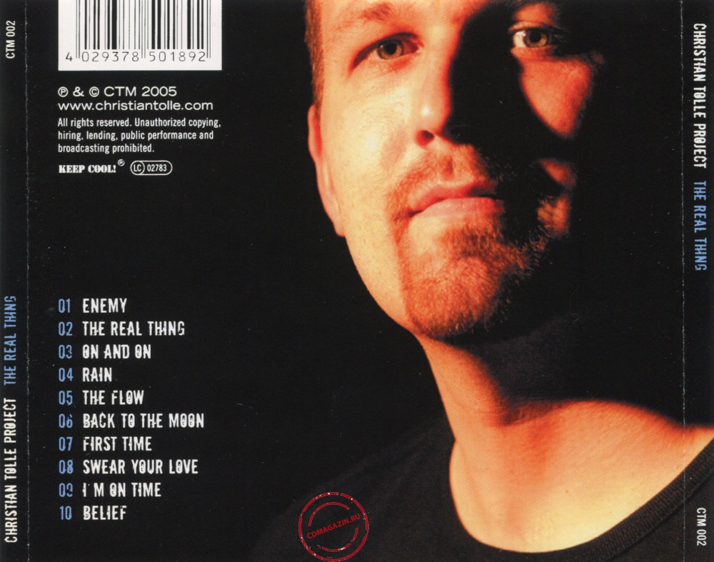 Audio CD: Christian Tolle Project (2005) The Real Thing Audio CD: Christian Tolle Project (2005) The Real Thing