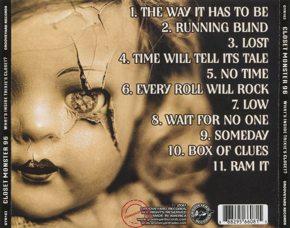 Audio CD: Closet Monster 96 (2017) What's Inside Trixie's Closet Audio CD: Closet Monster 96 (2017) What's Inside Trixie's Closet