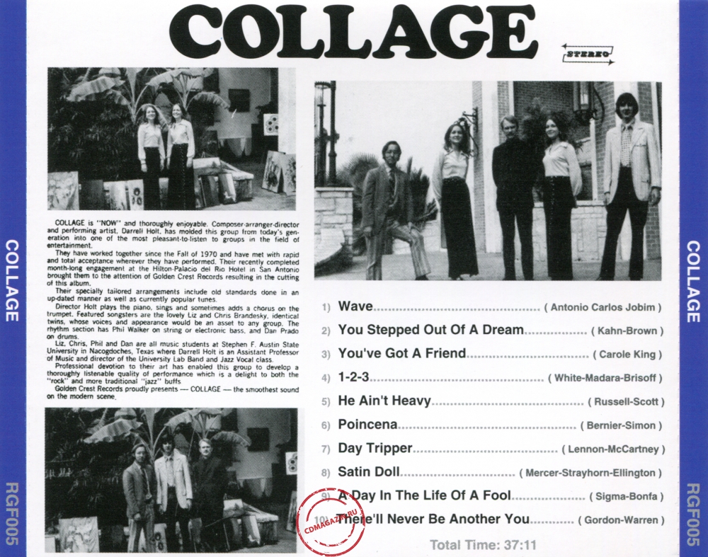 Audio CD: Collage (20) (1971) Collage Audio CD: Collage (20) (1971) Collage