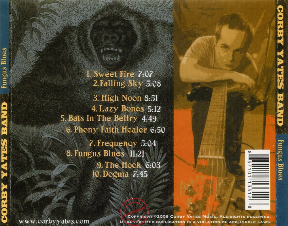 Audio CD: Corby Yates Band (2006) Fungus Blues Audio CD: Corby Yates Band (2006) Fungus Blues