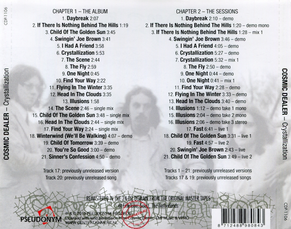Audio CD: Cosmic Dealer (1972) Crystallization Audio CD: Cosmic Dealer (1972) Crystallization