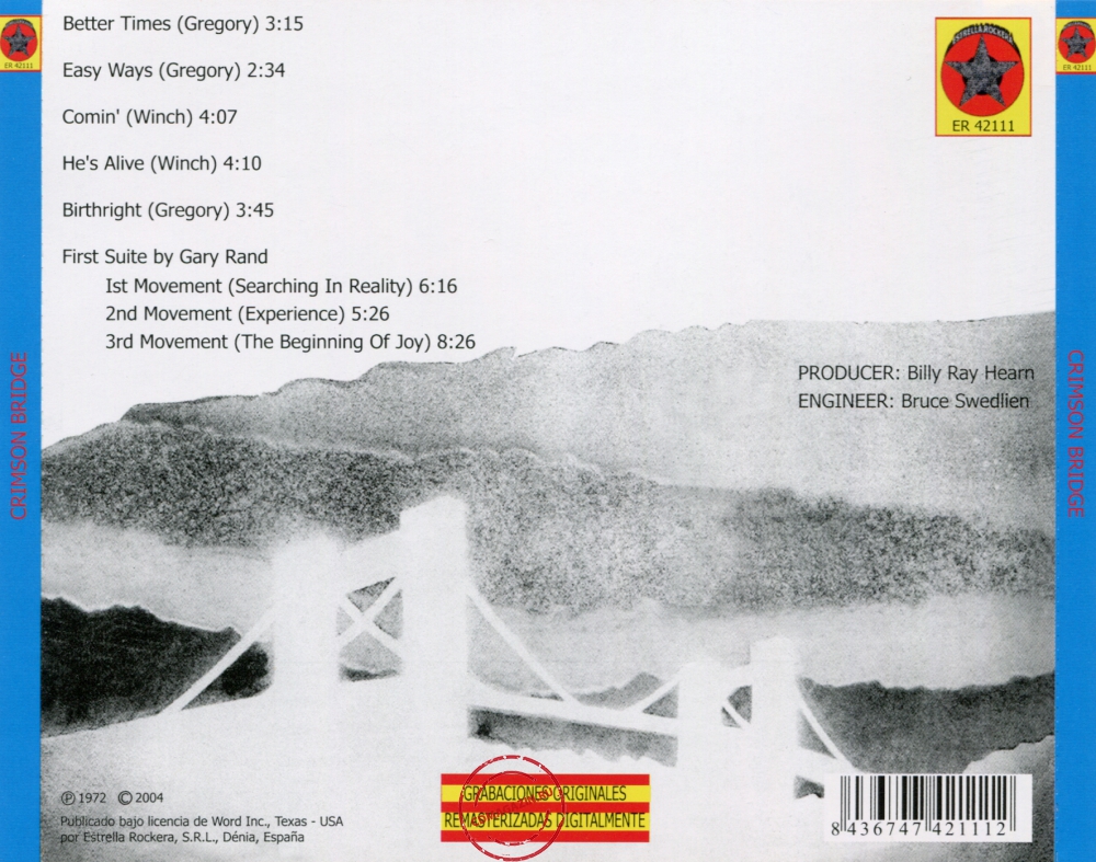Audio CD: Crimson Bridge (1972) The Crimson Bridge Audio CD: Crimson Bridge (1972) The Crimson Bridge