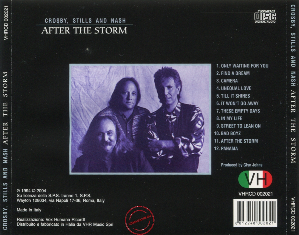 Audio CD: Crosby Stills & Nash (1994) After The Storm Audio CD: Crosby Stills & Nash (1994) After The Storm