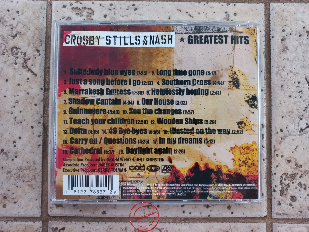Audio CD: Crosby Stills & Nash (2005) Greatest Hits