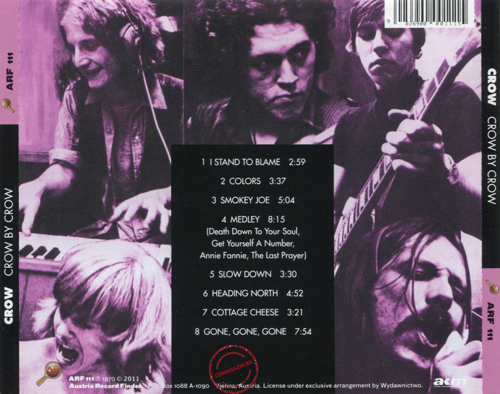 Audio CD: Crow (4) (1970) Crow By Crow