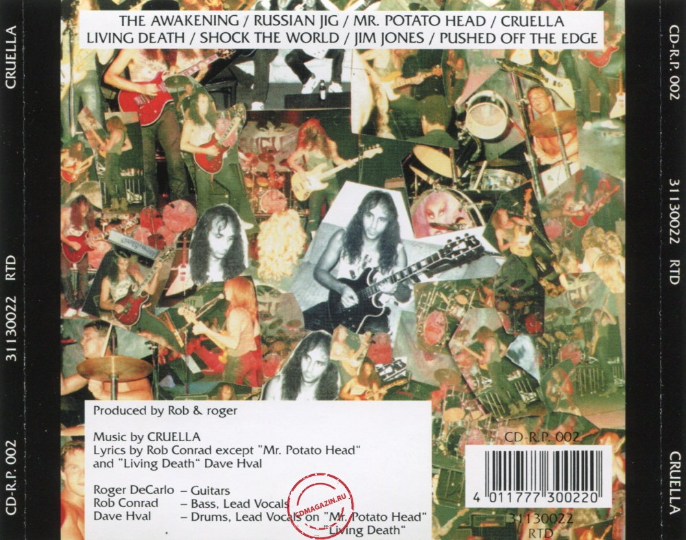 Audio CD: Cruella (1991) Shock The World Audio CD: Cruella (1991) Shock The World