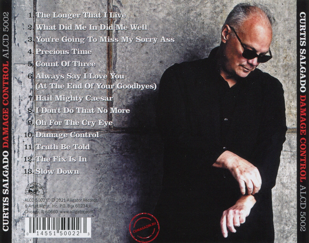 Audio CD: Curtis Salgado (2021) Damage Control Audio CD: Curtis Salgado (2021) Damage Control
