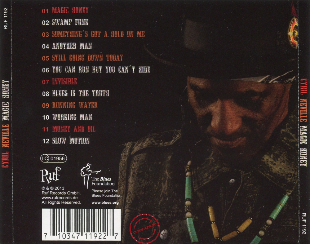 Audio CD: Cyril Neville (2013) Magic Honey Audio CD: Cyril Neville (2013) Magic Honey