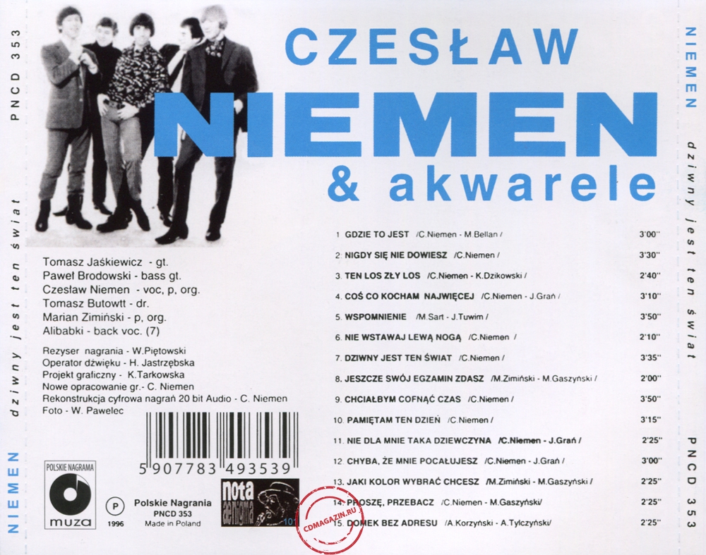 Audio CD: Czeslaw Niemen (1967) Dziwny Jest Ten Świat...