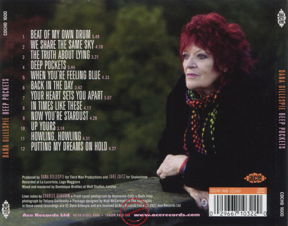 Audio CD: Dana Gillespie (2021) Deep Pockets Audio CD: Dana Gillespie (2021) Deep Pockets