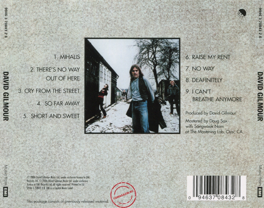 Audio CD: David Gilmour (1978) David Gilmour