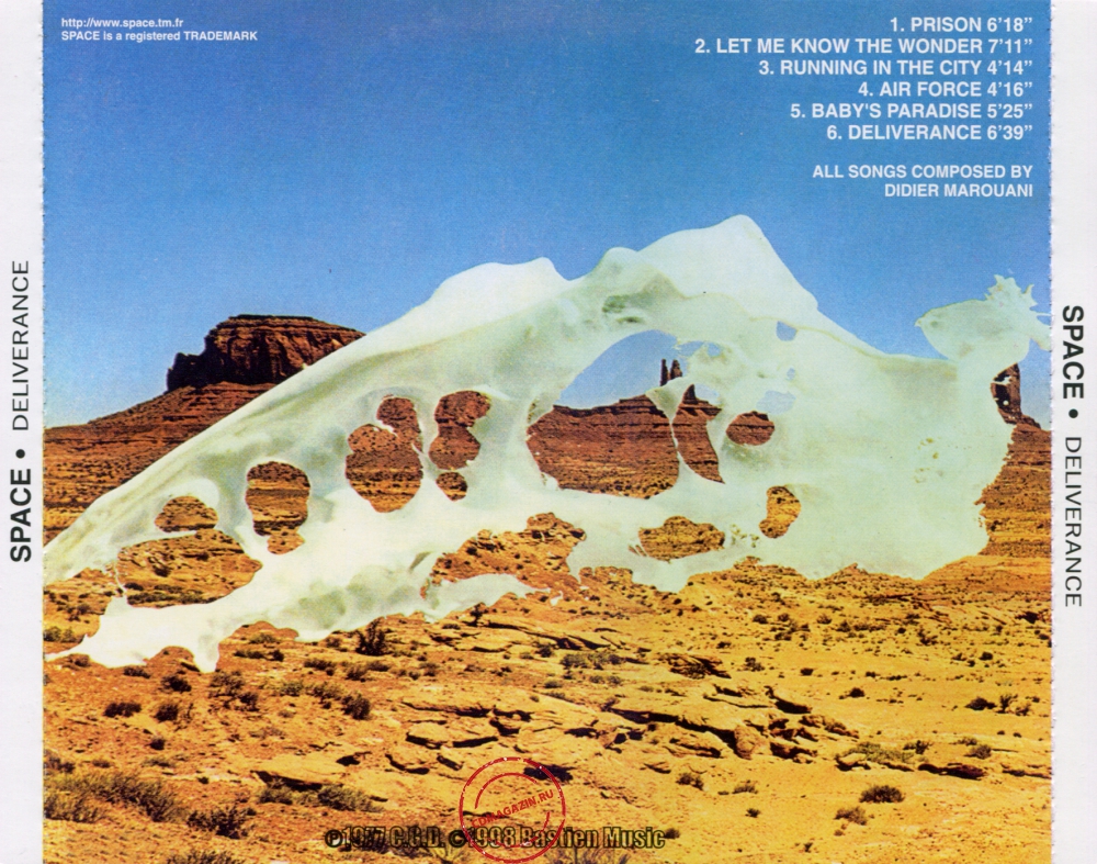 Audio CD: Space (1977) Deliverance Audio CD: Space (1977) Deliverance