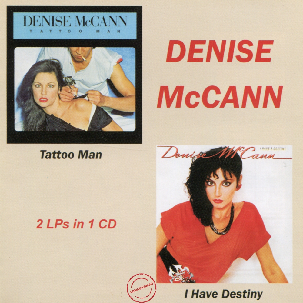 Audio CD: Denise McCann (1978) Tattoo Man + I Have Destiny Audio CD: Denise McCann (1978) Tattoo Man + I Have Destiny