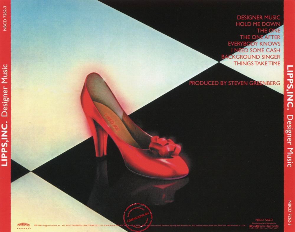 Audio CD: Lipps Inc. (1981) Designer Music Audio CD: Lipps Inc. (1981) Designer Music