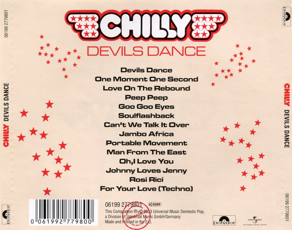 Audio CD: Chilly (1983) Devils Dance Audio CD: Chilly (1983) Devils Dance