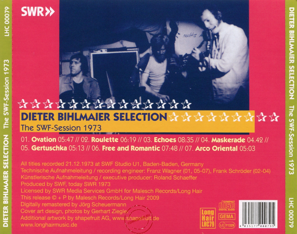 Audio CD: Dieter Bihlmaier Selection (1973) The SWF-Session 1973 Audio CD: Dieter Bihlmaier Selection (1973) The SWF-Session 1973