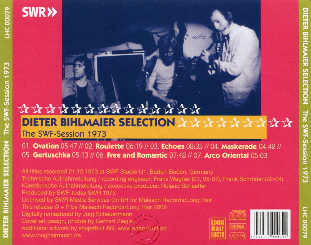 Audio CD: Dieter Bihlmaier Selection (1973) The SWF-Session 1973