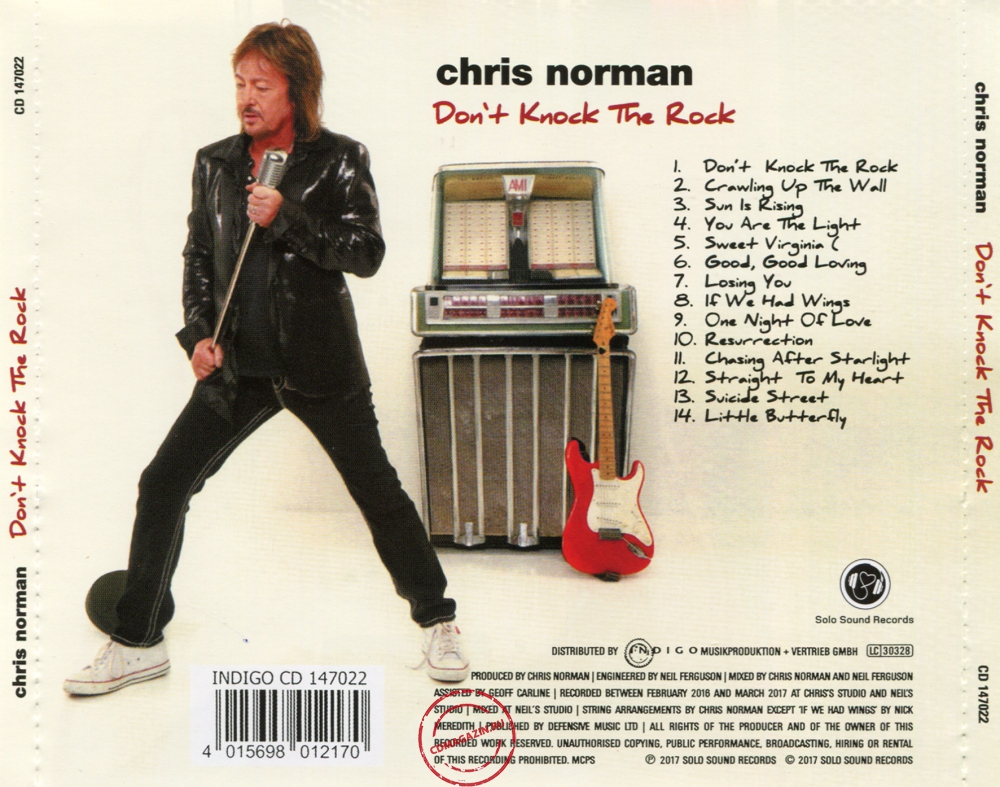 Audio CD: Chris Norman (2017) Don't Knock The Rock