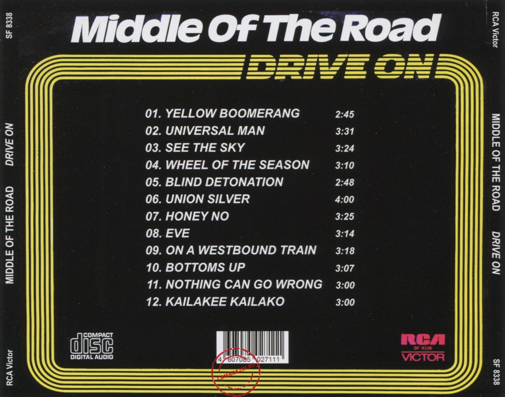 Audio CD: Middle Of The Road (1973) Drive On