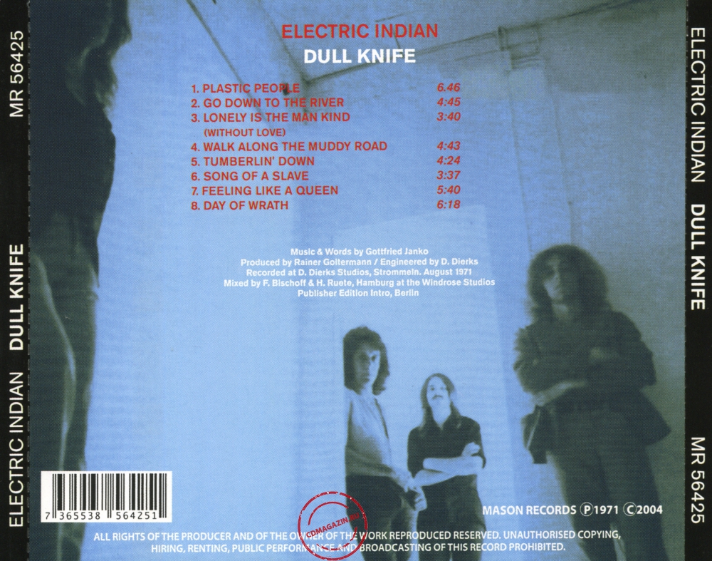 Audio CD: Dull Knife (2) (1971) Electric Indian Audio CD: Dull Knife (2) (1971) Electric Indian