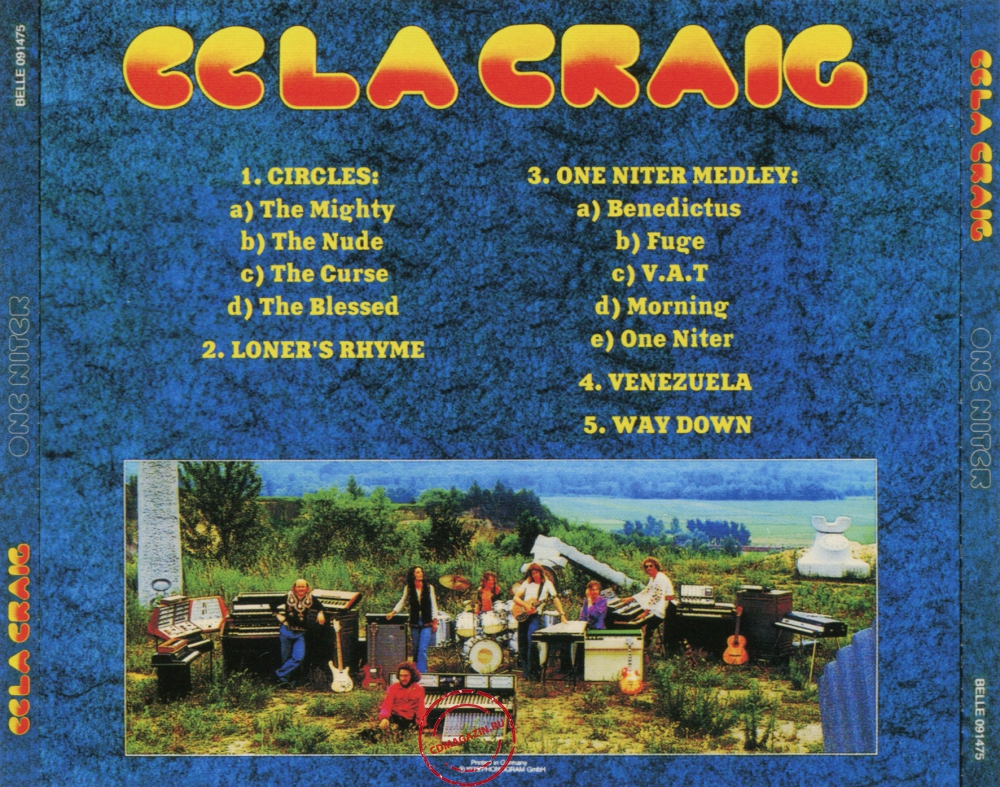 Audio CD: Eela Craig (1976) One Niter Audio CD: Eela Craig (1976) One Niter