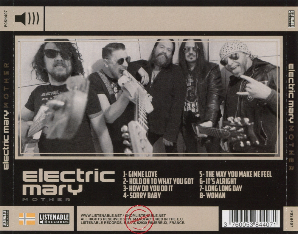 Audio CD: Electric Mary (2019) Mother Audio CD: Electric Mary (2019) Mother
