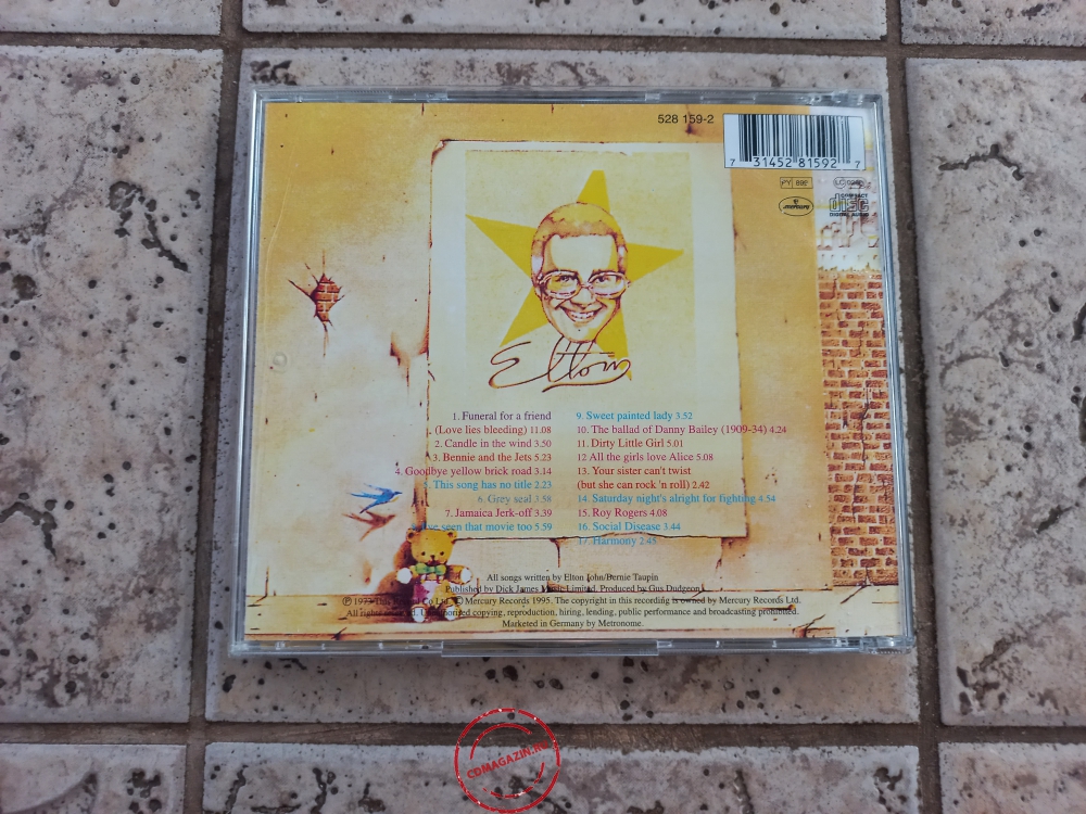 Audio CD: Elton John (1973) Goodbye Yellow Brick Road Audio CD: Elton John (1973) Goodbye Yellow Brick Road